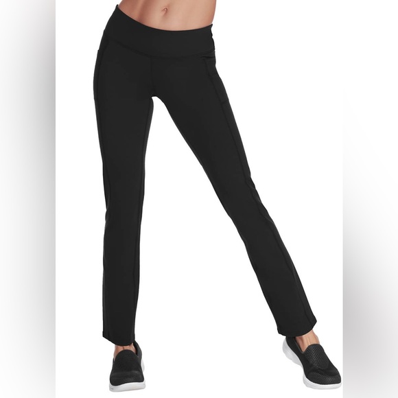 NWT Skechers GOWALK OG Pants. Black, Moisture Wicking, Pockets, Women’s Small. - Picture 2 of 4